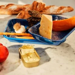 Splatter Fest Enamel Roasting And Serving Dish, Cobalt Blue -De Buyer Store 0004 Kapka 0257