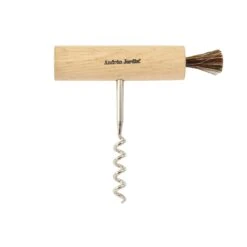 Andree Jardin Oak Corkscrew With Horsehair Brush