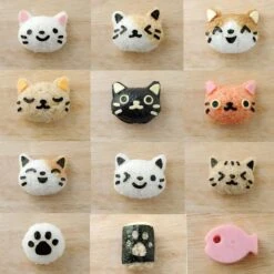 Cat Rice Mould Set 5 Cat Rice Mould Set -De Buyer Store BC0081 CatRiceMouldSet LS