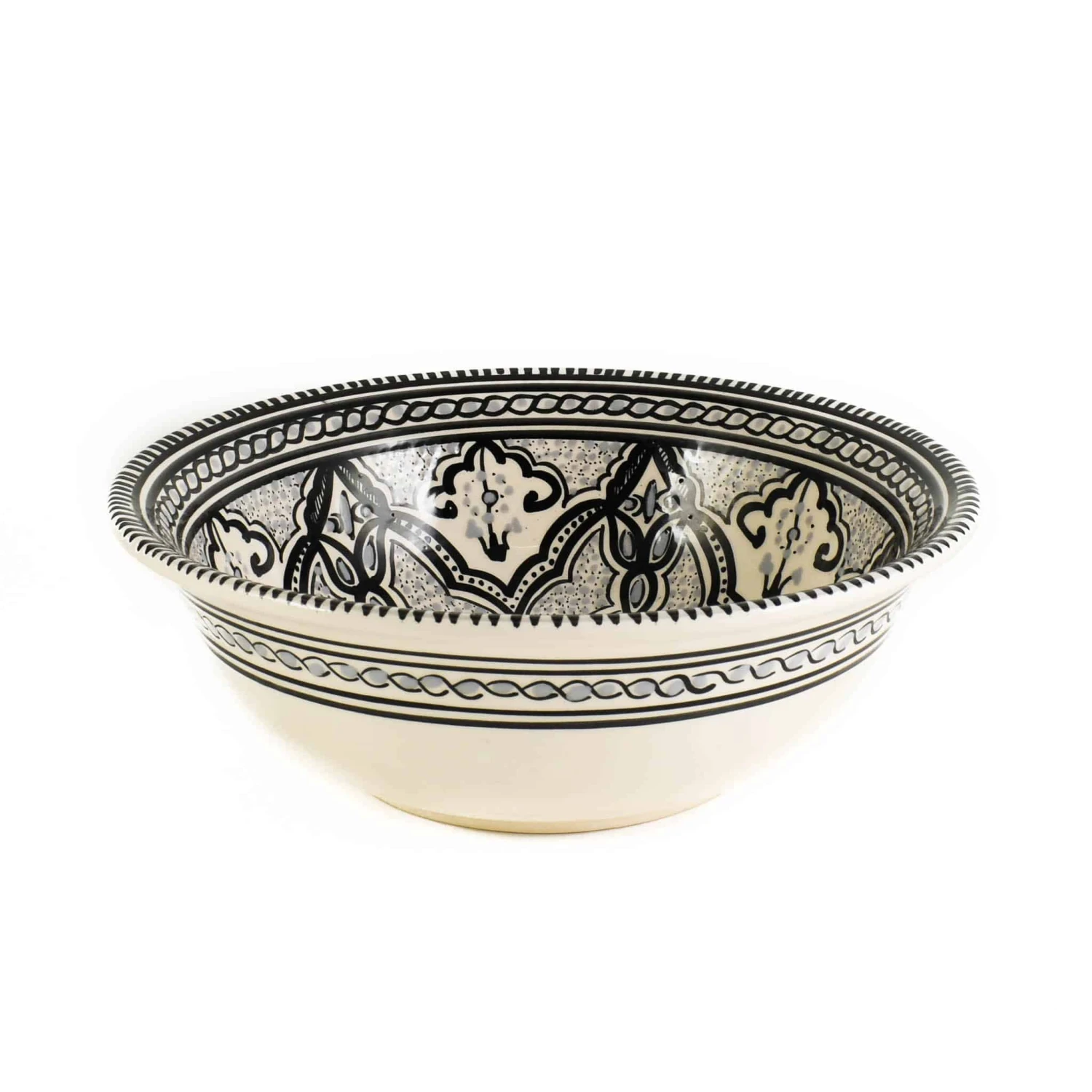 Alyasamin Patterned Deep Serving Bowl 25cm 2 Alyasamin Patterned Deep Serving Bowl 25cm - Image 2
