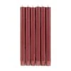 Set Of 6 Red Dinner Candles