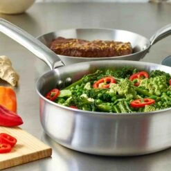 De Buyer Alchimy Saute Pan - Straight -De Buyer Store DB0196 DeBuyerAlchimySautePan