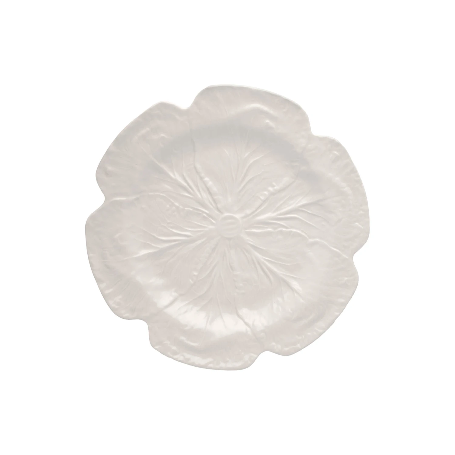 Bordallo Pinheiro White Cabbage Charger Plate 30.5cm 1 Bordallo Pinheiro White Cabbage Charger Plate 30.5cm