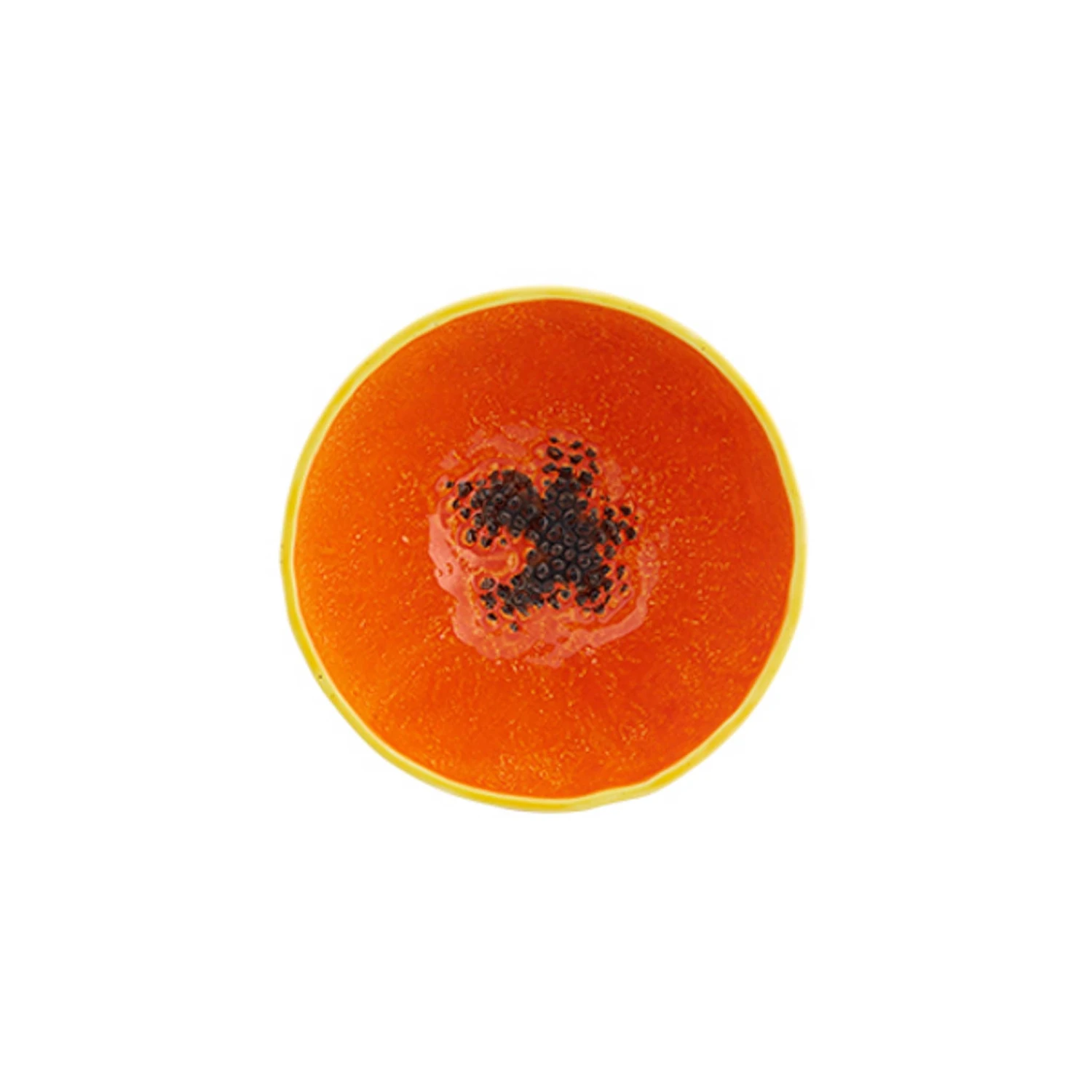 Bordallo Pinheiro Tropical Fruits Papaya Small Bowl, 14x14cm 2 Bordallo Pinheiro Tropical Fruits Papaya Small Bowl, 14x14cm - Image 2