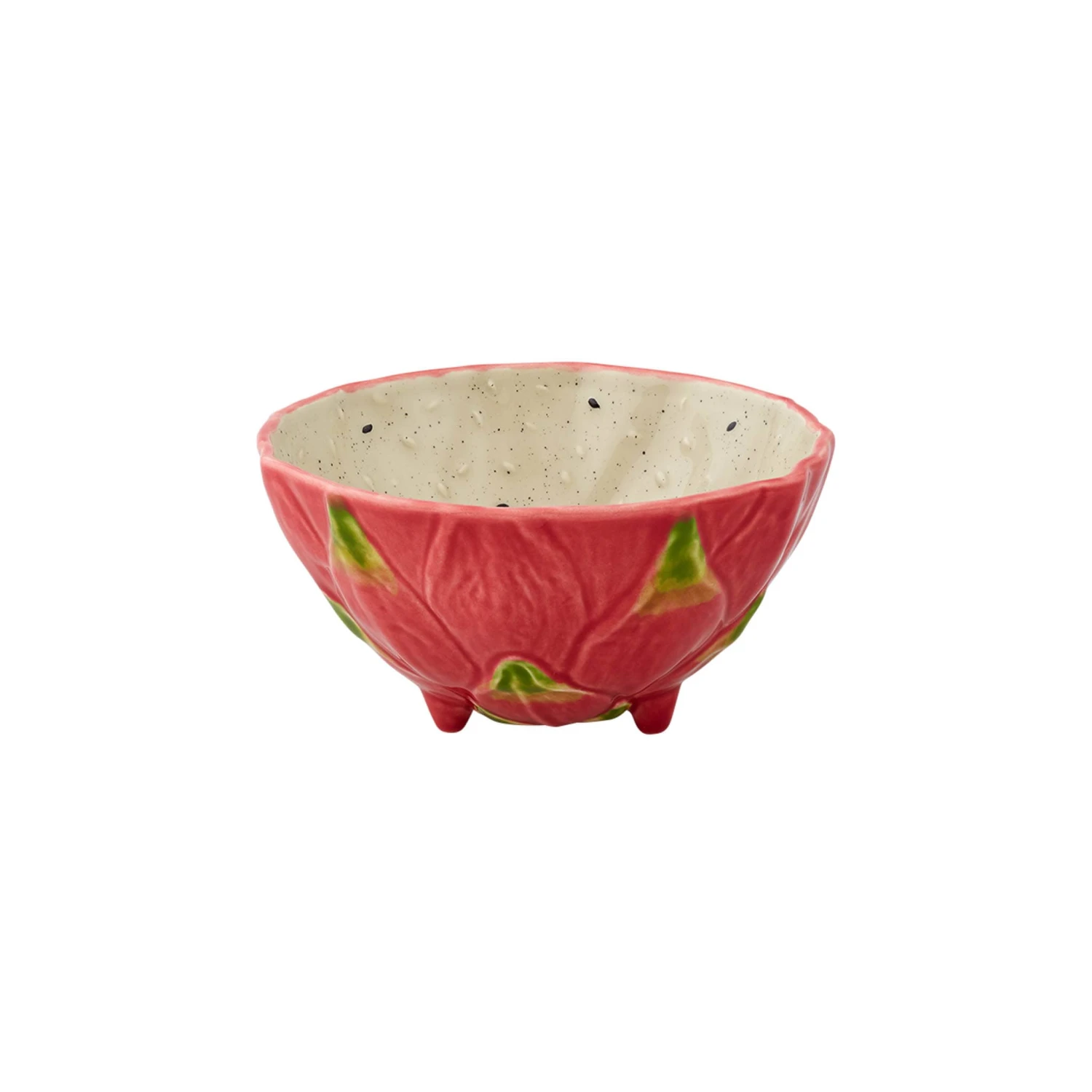 Bordallo Pinheiro Tropical Fruits Dragon Fruit Small Bowl, 14x14cm 1 Bordallo Pinheiro Tropical Fruits Dragon Fruit Small Bowl, 14x14cm