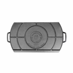 Lodge Blacklock Cast Iron Double Burner 25.5x50.8cm -De Buyer Store ED0085 LodgeBlacklockCastIronDoubleBurner 1
