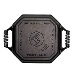 Finex Cast Iron Grill Pan With 2 Handles, 30cm (12inch) -De Buyer Store ED0102FinexCastIronGrillPanwith2Handles 30cm 12inch