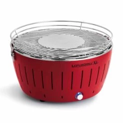 Lotus Grill XL - Red -De Buyer Store GL0003 LotusGrillXL Red angled