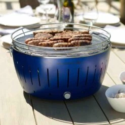 Lotus Grill XL, Blue -De Buyer Store GL0012LotusGrillXL BlueLife