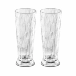 Koziol Large 'Unbreakable Glass' Beer Glasses, Set Of 2