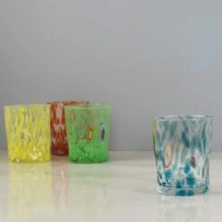 Murano Glass Tumbler, Aquamarine -De Buyer Store IA0002MuranoGlassTumbler Aquamarine2