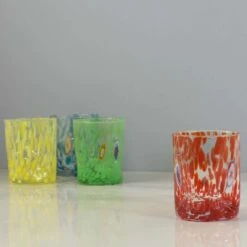 Murano Glass Tumbler, Orange 11 Murano Glass Tumbler, Orange -De Buyer Store IA0004MuranoGlassTumbler Orange2