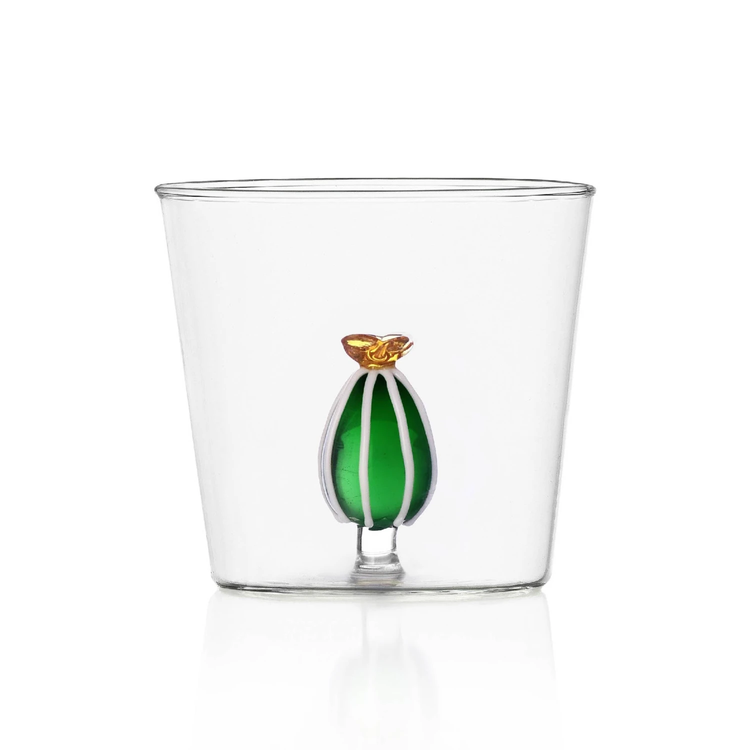 Ichendorf Milano Green Cactus With Flower Tumbler 35cl 1 Ichendorf Milano Green Cactus With Flower Tumbler 35cl