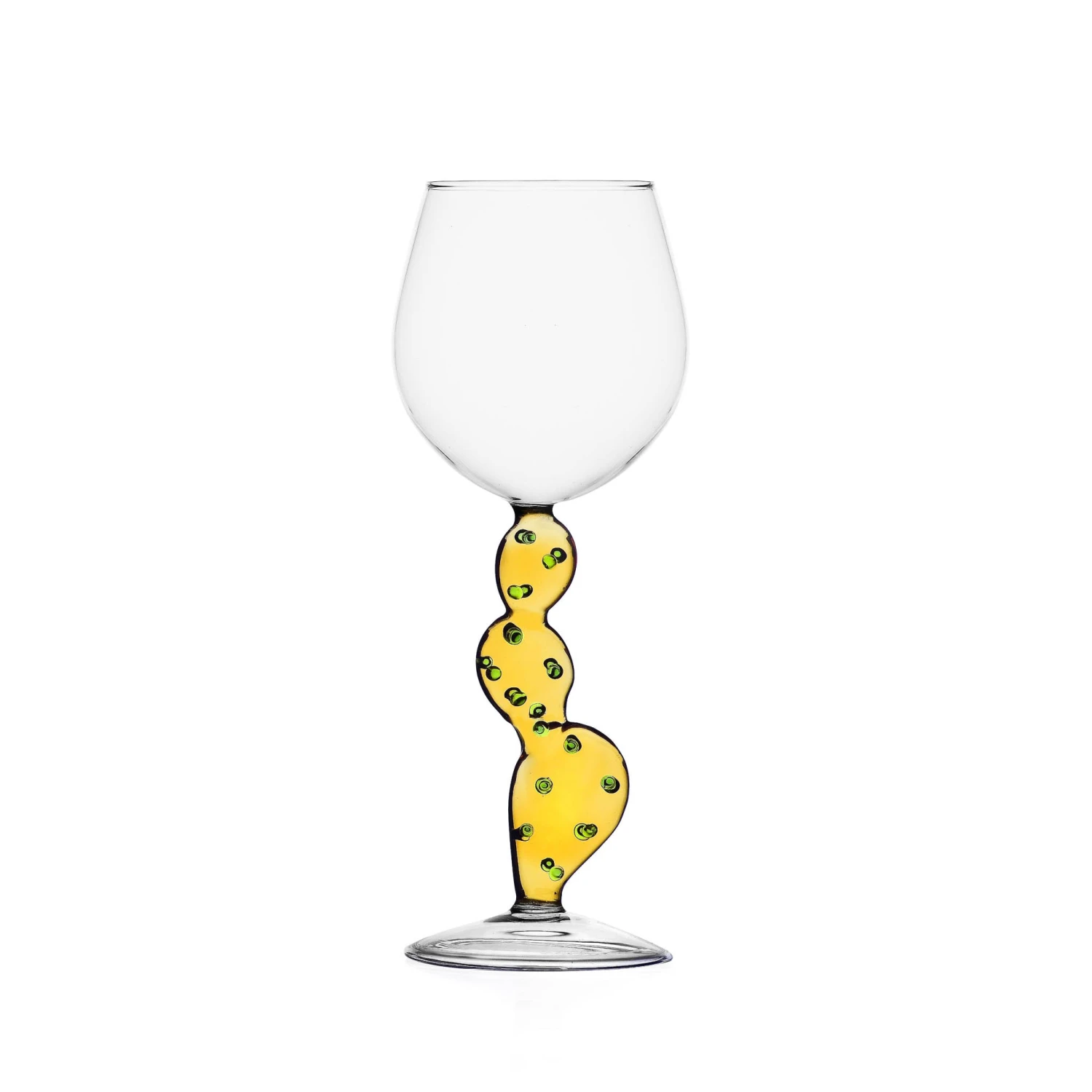 Ichendorf Milano Yellow Cactus Wine Glass 350ml 1 Ichendorf Milano Yellow Cactus Wine Glass 350ml