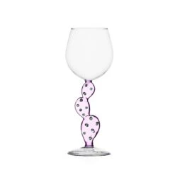 Ichendorf Milano Pink Cactus Wine Glass, 350ml
