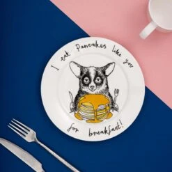 I Eat Pancakes Like You For Breakfast! Side Plate, 20cm 5 I Eat Pancakes Like You For Breakfast! Side Plate, 20cm -De Buyer Store JB0026 IeatPancakeslikeyouforBreakfast SidePlate20cm lifestyle 2