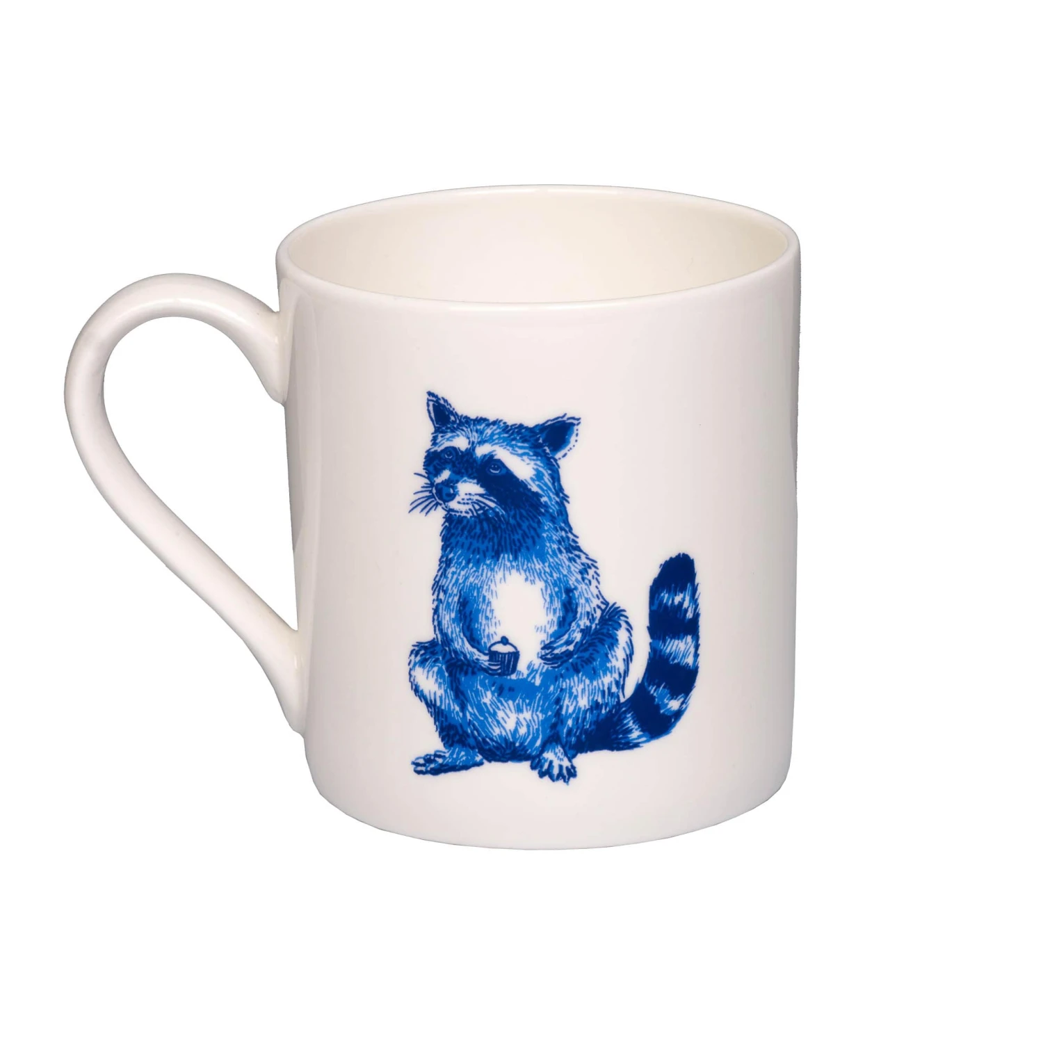 Blue Raccoon With Cupcakes Mug, 300ml 1 Blue Raccoon With Cupcakes Mug, 300ml