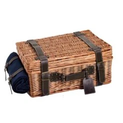 Champs-Elysees Navy Picnic Hamper 12 Champs-Elysees Navy Picnic Hamper -De Buyer Store JD0015AChamps ElyseesNavyPicnicHamper 2Person