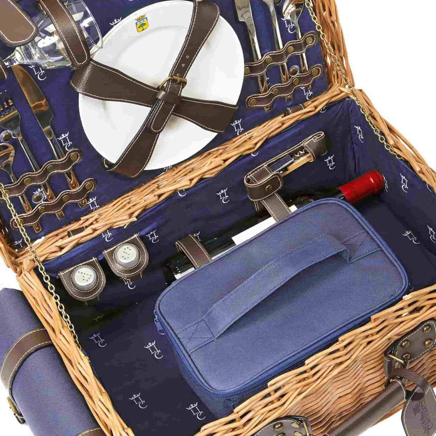 Champs-Elysees Navy Picnic Hamper 7 Champs-Elysees Navy Picnic Hamper - Image 7
