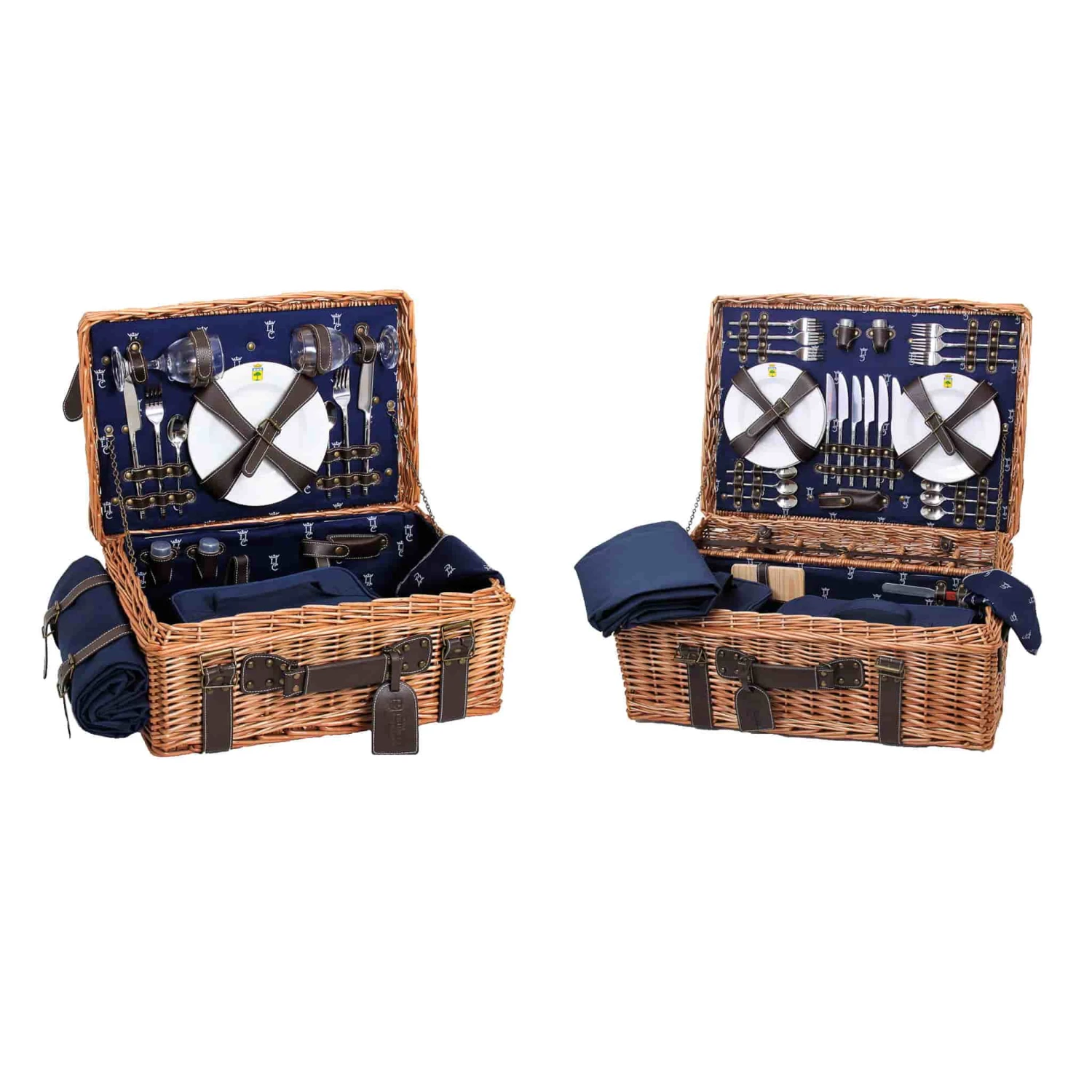 Champs-Elysees Navy Picnic Hamper 1 Champs-Elysees Navy Picnic Hamper