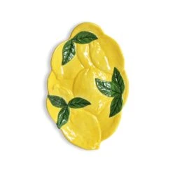 & Klevering Lemon Ceramic Side Plate, 28.5cm