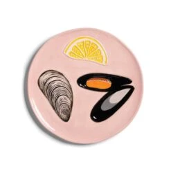 & Klevering Set Of 4 Assorted Seafood Side Plates, 16cm -De Buyer Store KG0013Setof4AssortedSeafoodSidePlates 16cm3