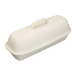 KitchenCraft Rectangular Stoneware Bread Baking Cloche