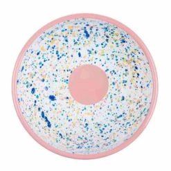 Pink Dot Enamel Salad Bowl -De Buyer Store KP0084BPinkDotEnamelSaladBowl2