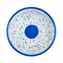 Blue Dot Enamel Salad Bowl -De Buyer Store KP0088BBlueDotEnamelSaladBowl2
