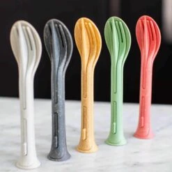 Koziol Klikk Stacking Cutlery Set, Grey 5 Koziol Klikk Stacking Cutlery Set, Grey -De Buyer Store KZ8036 LIFESTYLE eec50d16 fcda 4614 84e9 bf1d591e7daa