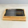 Laguiole En Aubrac Set Of 6 Steak Knives, Striped Wood