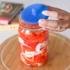 Masontops Wide Mouth Pickle Pipes, Set Of 4 6 Masontops Wide Mouth Pickle Pipes, Set Of 4 -De Buyer Store MJ0004MasontopsWideMouthPicklePipes Setof4Life