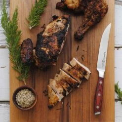 Messermeister Avanta Pakkawood 4 Piece Steak Knife Set, Brown -De Buyer Store MK0015 MessermeisterAvantaPakkawood4PieceSteakKnifeSet LS2