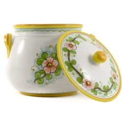 Pomegranate-Painted Terracotta Cooking Pot 20cm 5 Pomegranate-Painted Terracotta Cooking Pot 20cm -De Buyer Store NC0004 HandPaintedPomegranateCookingPot20cm2