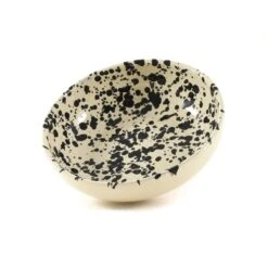 Puglia Black Splatter Bowl 19cm -De Buyer Store NC0021 PugliaBowl19cmBlack2