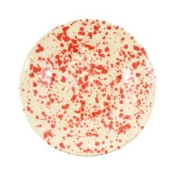 Puglia Red Splatter Pasta Bowl 29cm -De Buyer Store NC0045 PugliaRedSplatterPastaBowl29cm