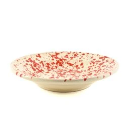 Puglia Red Splatter Pasta Bowl 29cm
