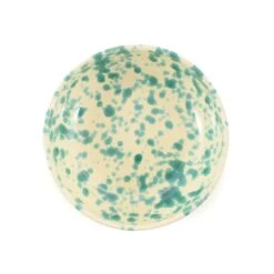 Puglia Aquamarine Splatter Bowl 19cm -De Buyer Store NC0048 PugliaAquamarineSplatterBowl19cm