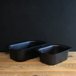 Set Of 2 Netherton Foundry Spun Iron Loaf Tins 5 Set Of 2 Netherton Foundry Spun Iron Loaf Tins -De Buyer Store NF0027 NethertonFoundrySpunIronLoafTinsSetof2 LS