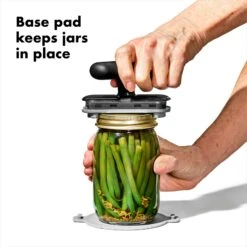 Oxo Twisting Jar Opener With Basepad -De Buyer Store OX0075 OxoTwistingJarOpenerwithBasepad LS2