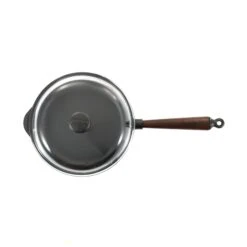 Skeppshult Traditional Cast Iron Deep Saute Pan With Lid 25cm 6 Skeppshult Traditional Cast Iron Deep Saute Pan With Lid 25cm -De Buyer Store SH0019 Skeppshult Traditional Cast Iron Deep Saute Pan with Lid 3