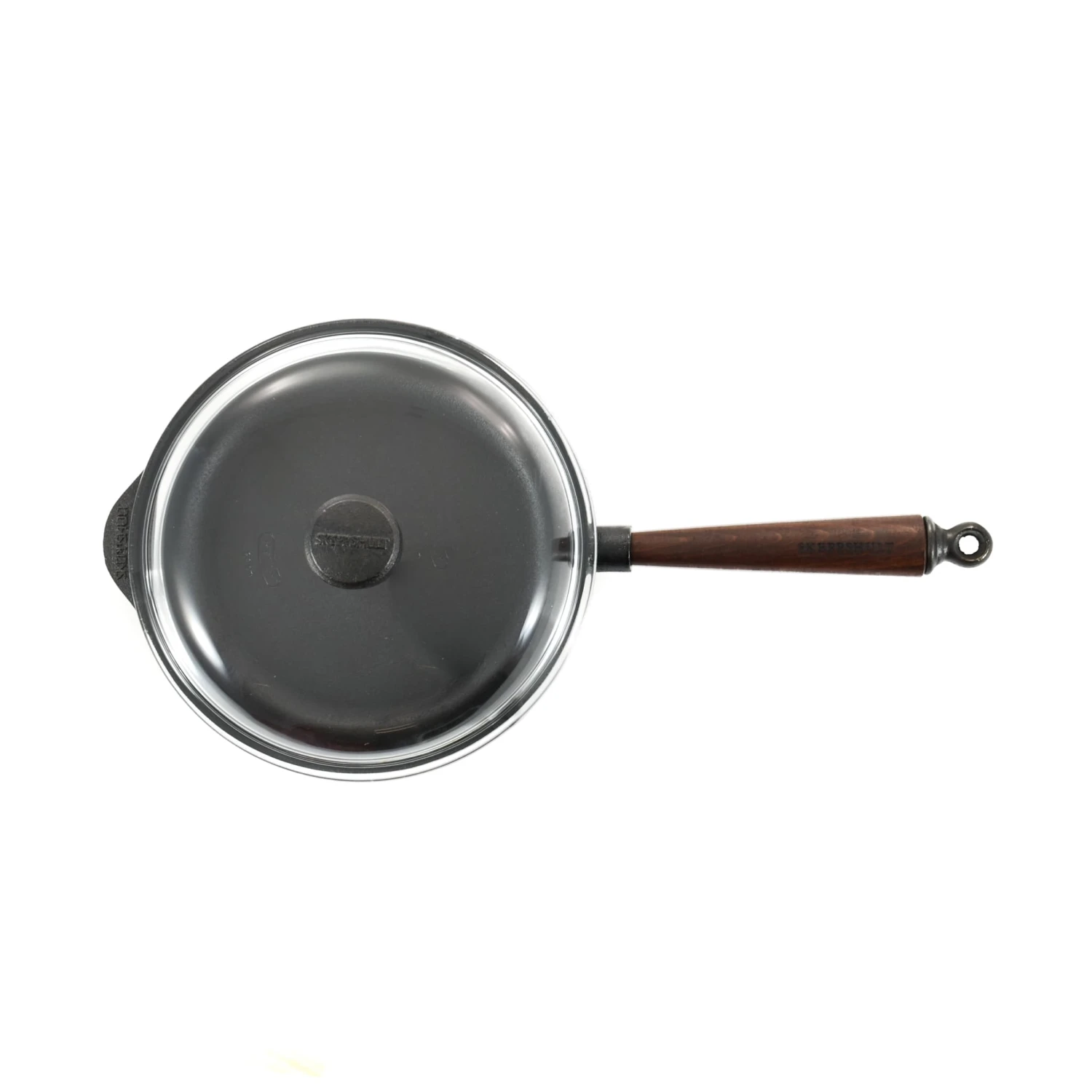 Skeppshult Traditional Cast Iron Deep Saute Pan With Lid 25cm 3 Skeppshult Traditional Cast Iron Deep Saute Pan With Lid 25cm - Image 3