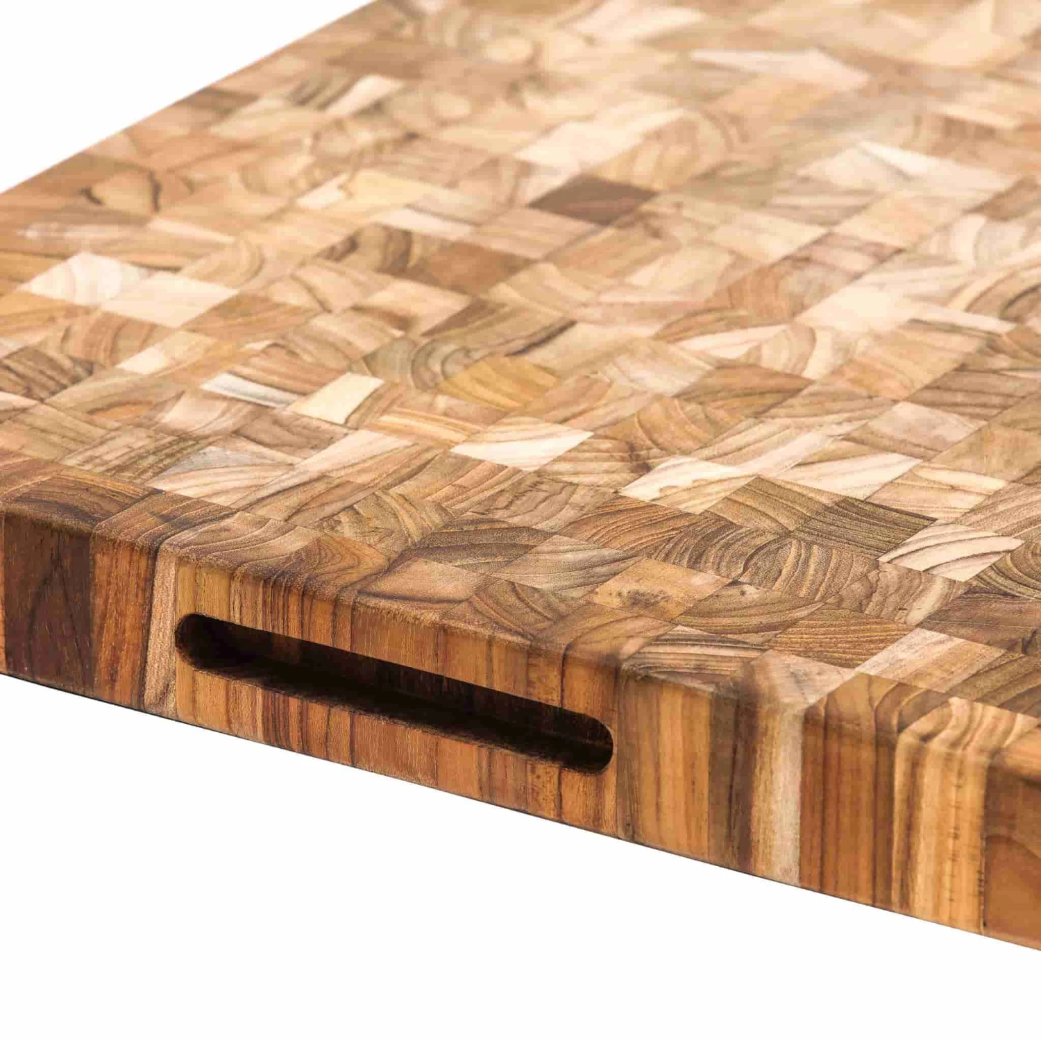 Teakhaus End Grain Butcher Block Rectangular Cutting Board, Medium 2 Teakhaus End Grain Butcher Block Rectangular Cutting Board, Medium - Image 2