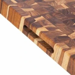 Teakhaus End Grain Butcher Block Rectangular Cutting Board, Medium 6 Teakhaus End Grain Butcher Block Rectangular Cutting Board, Medium -De Buyer Store TK0008TeakhausEndGrainButcherBlockRectangularCuttingBoard Medium3
