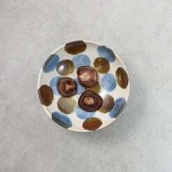 Amatsubu Shallow Bowl, Blue, 24.5cm Dia