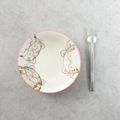 Pink Lucky Cat Japanese Ramen Bowl, 20.5cm -De Buyer Store Untitled 1 0011 tableware 24of56 .jpgcopy 4cd3501b 5c59 4950 94a9 32c65b89638e