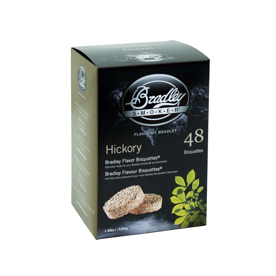 Bradley Hickory Bisquettes Pack Of 48 1 Bradley Hickory Bisquettes Pack Of 48