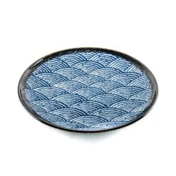 Blue Wave Dinner Plate 29cm -De Buyer Store blue wave dinner plate 3