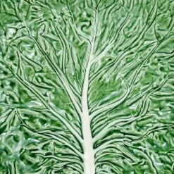 Bordallo Pinheiro Cabbage Salad Bowl 7 Bordallo Pinheiro Cabbage Salad Bowl -De Buyer Store cabbage salad bowl closeup