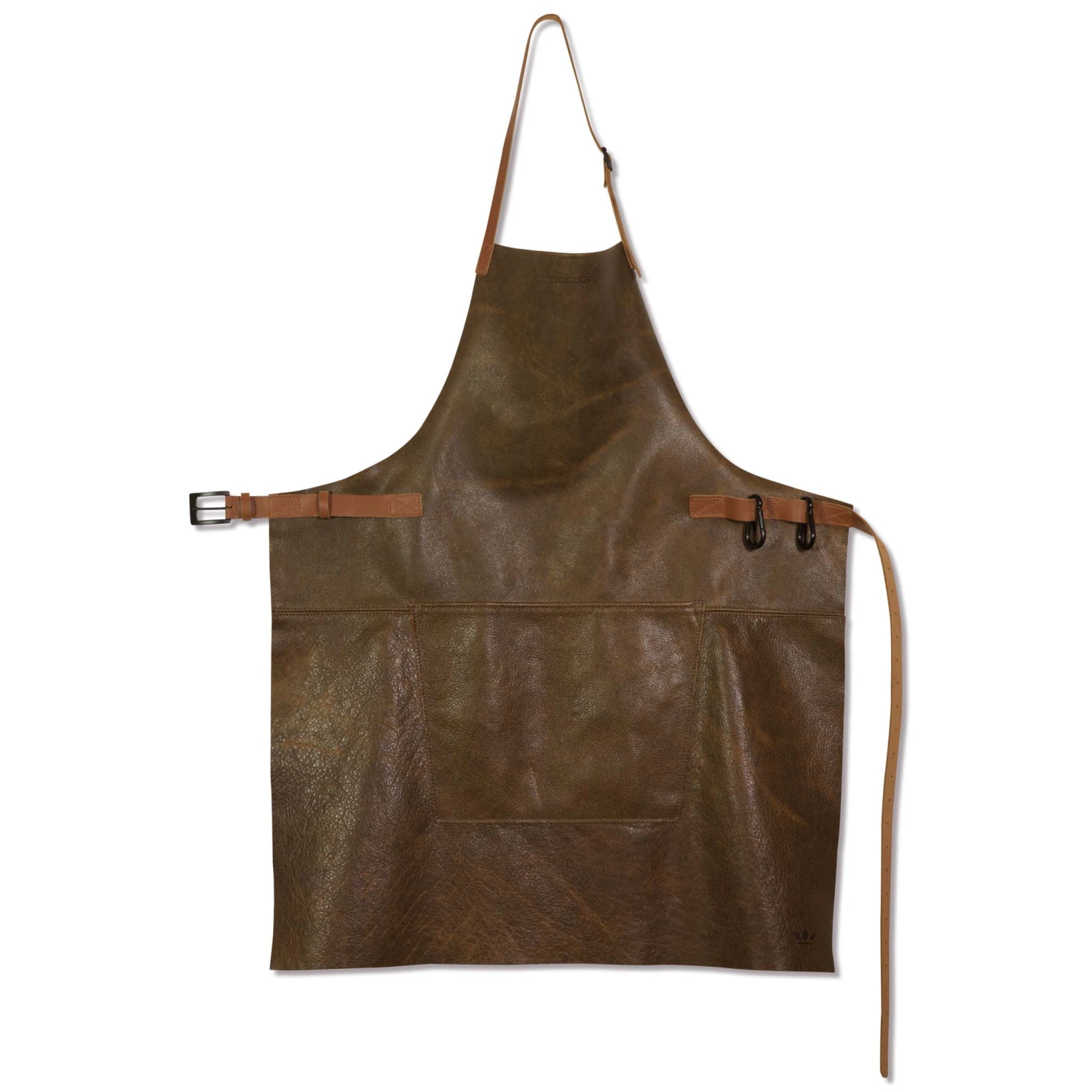 Dutchdeluxes Leather BBQ Apron In Vintage Brown 1 Dutchdeluxes Leather BBQ Apron In Vintage Brown